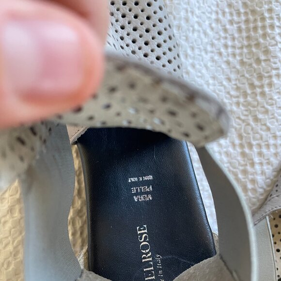 8100 MELROSE Slingback Wedge Platform Sandal Size 41 - Picture 4 of 8